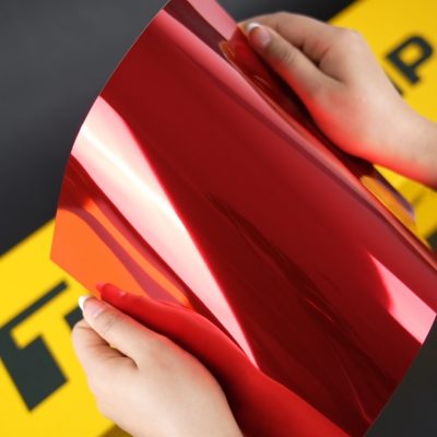 CHM04-HD Cherry Red Chrome Mirror