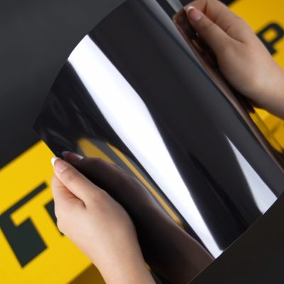 CHM10-HD Jet Black Chrome Mirror