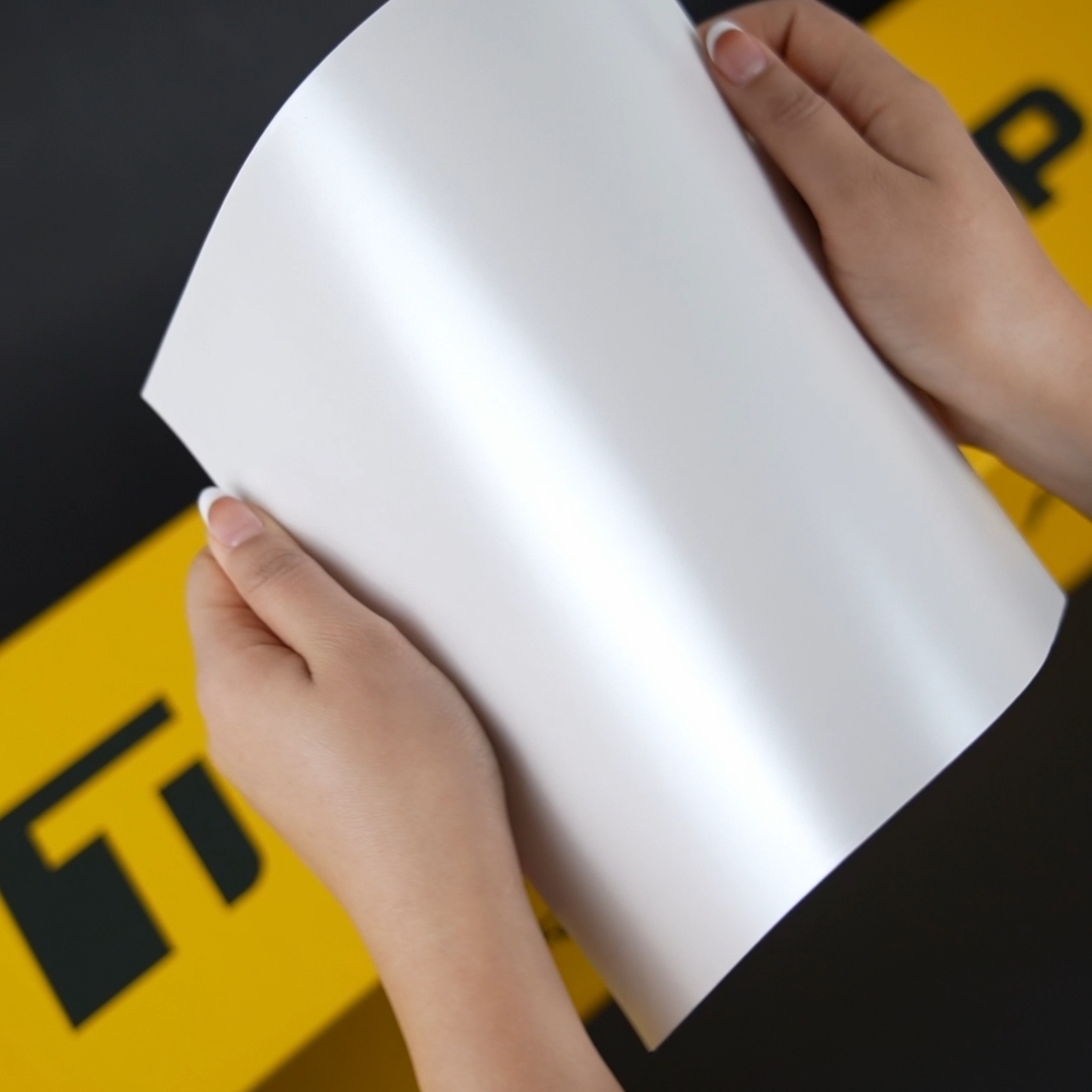 ECH01 Satin Pearl White Eggshell Metallic