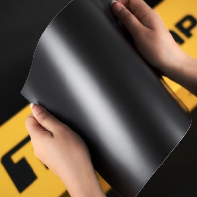 HM01 Dark grey silk Matte Satin Metallic