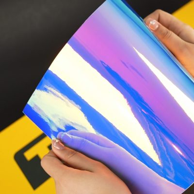 MCH08 Purple Blue Aquamarine Mirror Neo Chrome