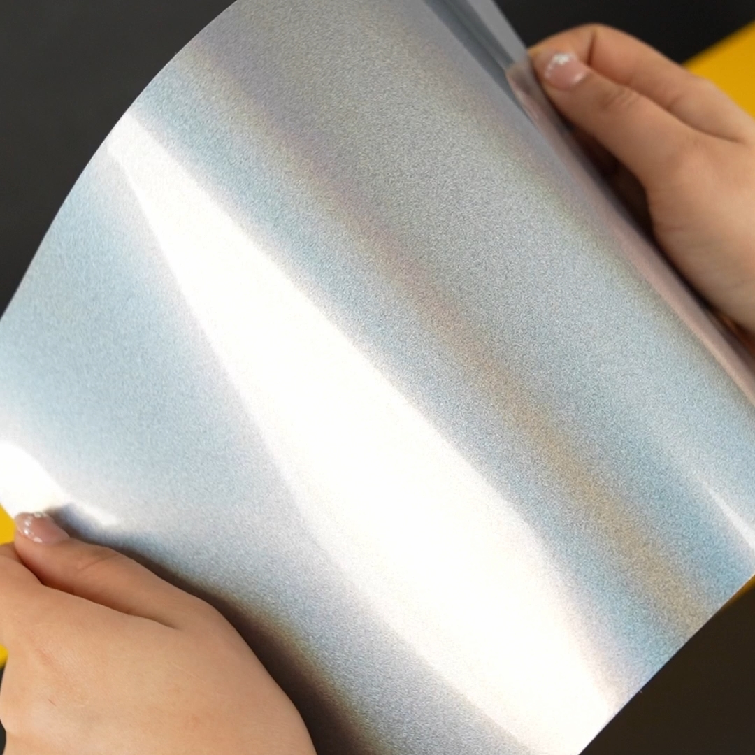 RCH01-HD Silver fireworks color shift flakes iridescent Gloss