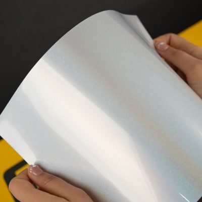 RCH03-HD White Fireworks color shift flakes iridescent Gloss