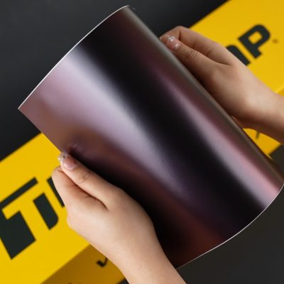 RD17-M Madeira Red Rainbow Drift Color Change Chameleon Iridescent Matte