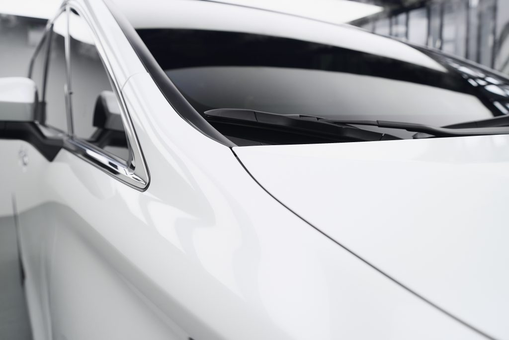 Mép dán PPF STEK ForceShield trên Toyota Alphard